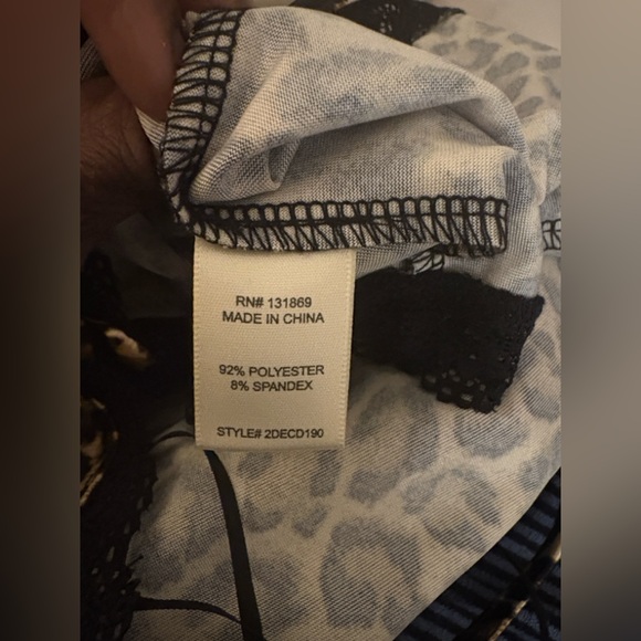 Thirty/Thirty Leopard Print Halter Top - Picture 4 of 5